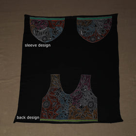 Bengal Kantha Hand Embroidered Cotton Blouse Piece 49