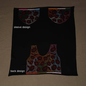 Bengal Kantha Hand Embroidered Cotton Blouse Piece 48