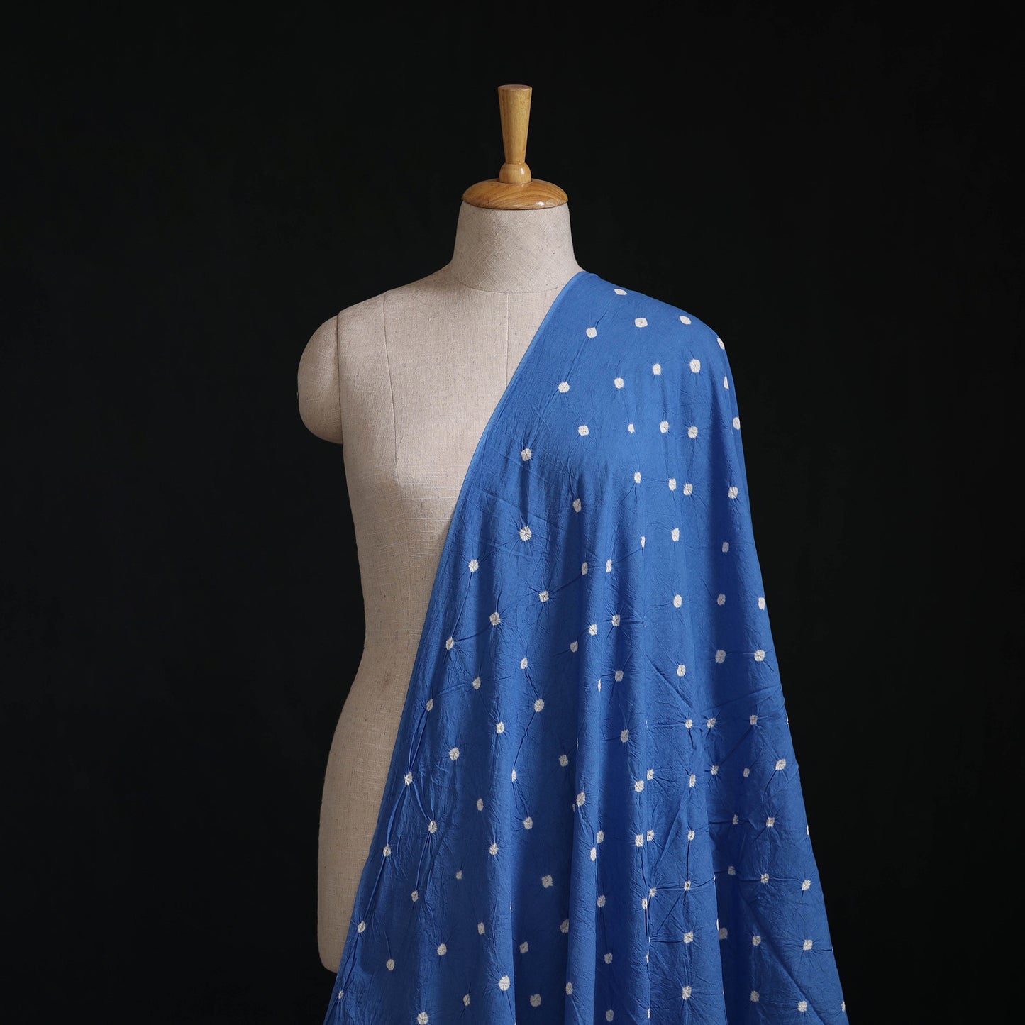 Kutch Bandhani Tie-Dye Pure Cotton Fabric 13
