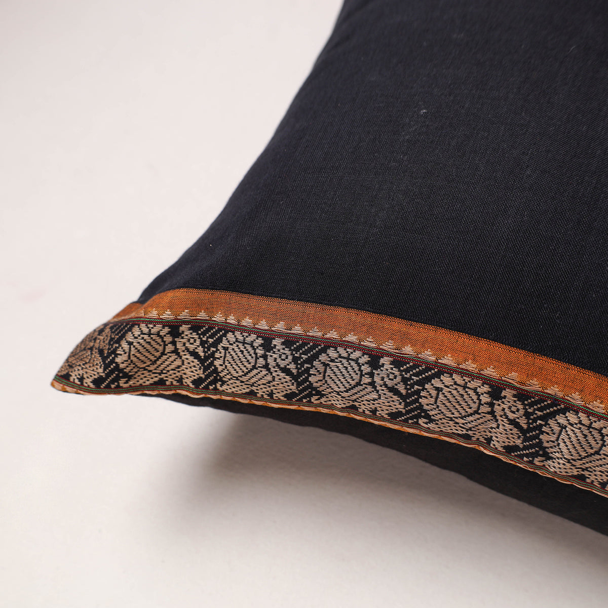 Plain Dharwad Cushion Cover (16 x 16 in) 242