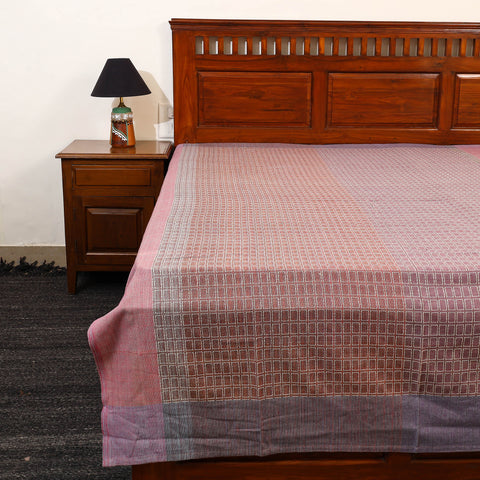 Pure Handloom Cotton Single Bed Cover from Bijnor 34