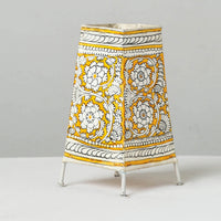 Handpainted Tholu Bommalata Leather Table Lamp (Medium) 106