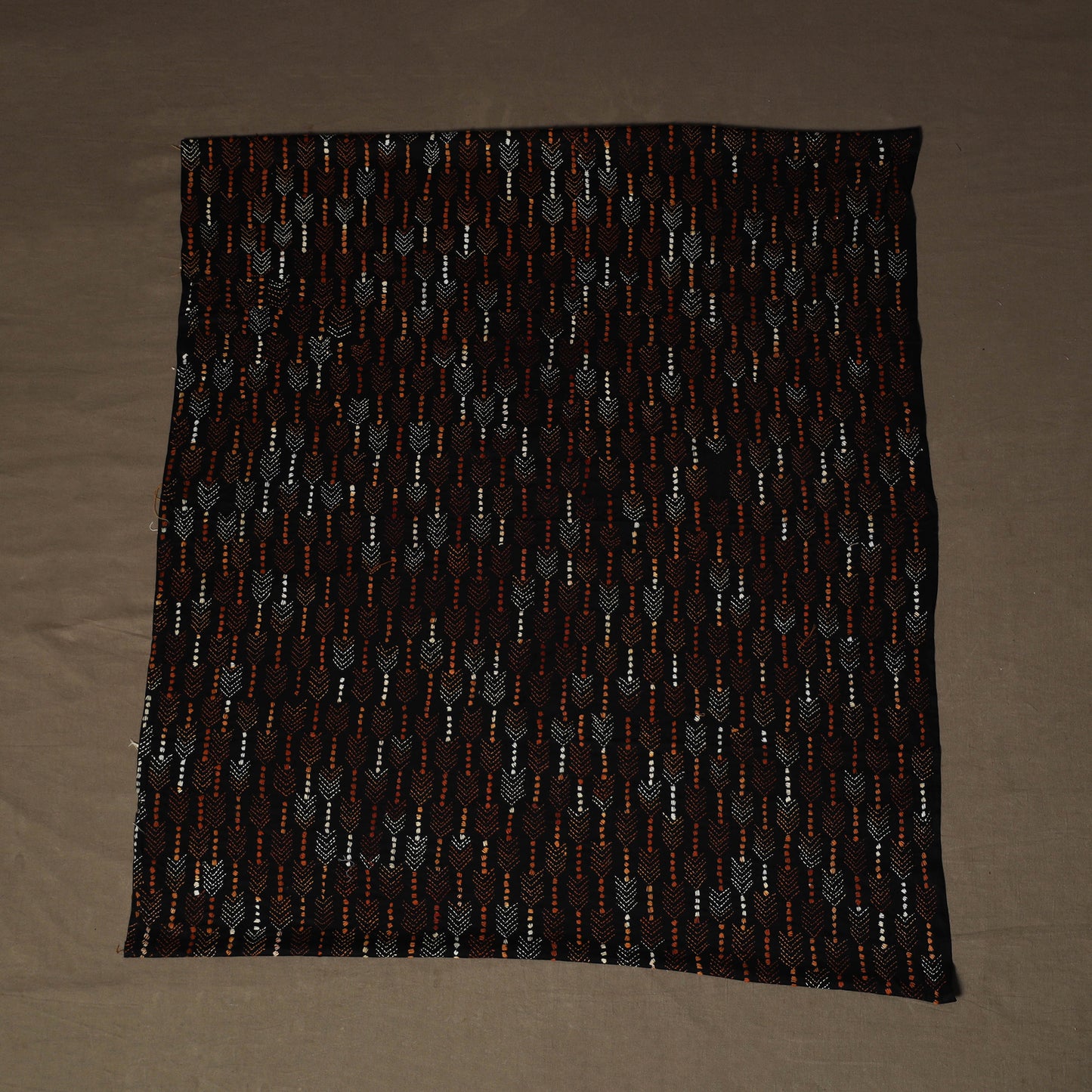 Bengal Kantha Hand Embroidered Cotton Blouse Piece 46