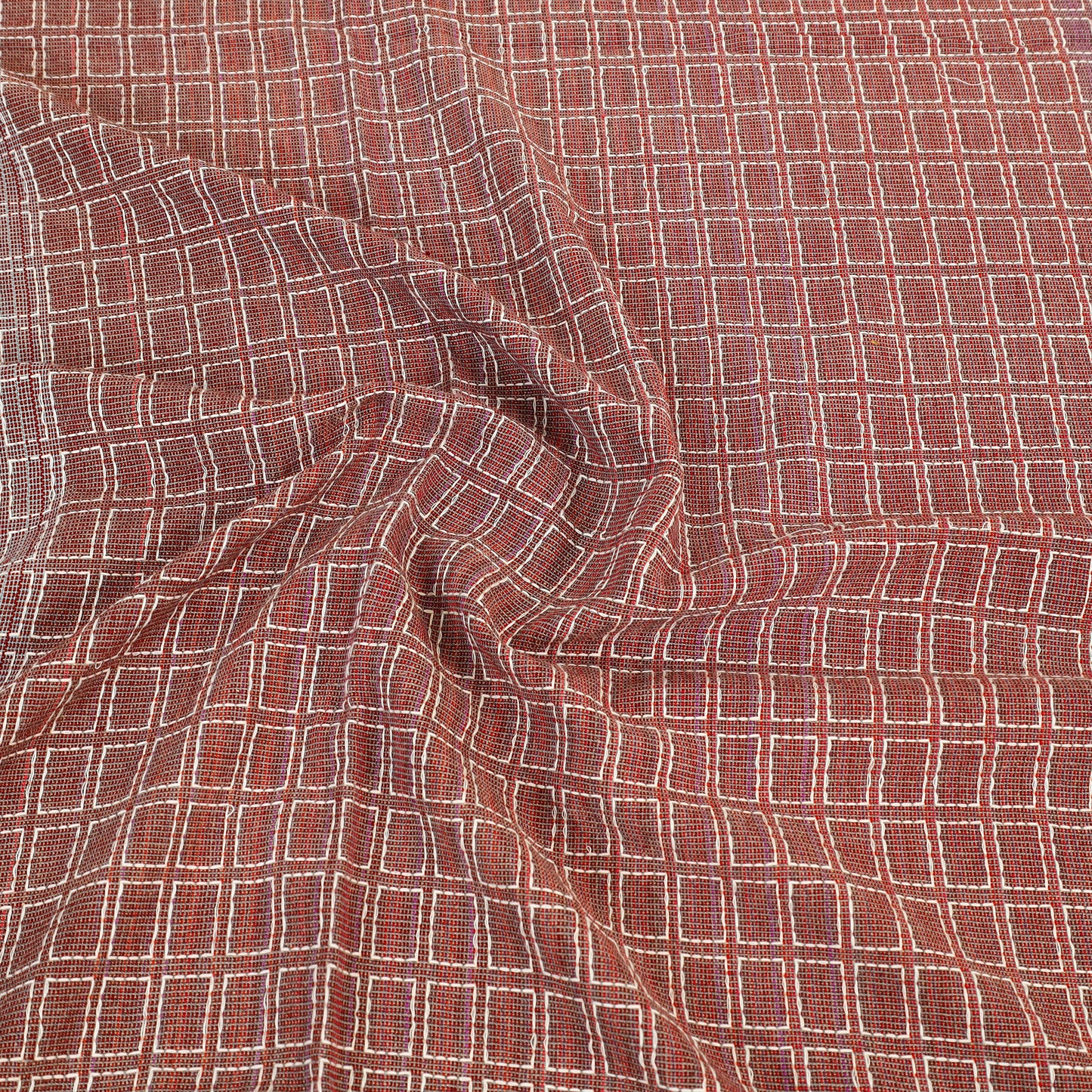 Multicolor - Pure Handloom Cotton Single Bed Cover from Bijnor 34