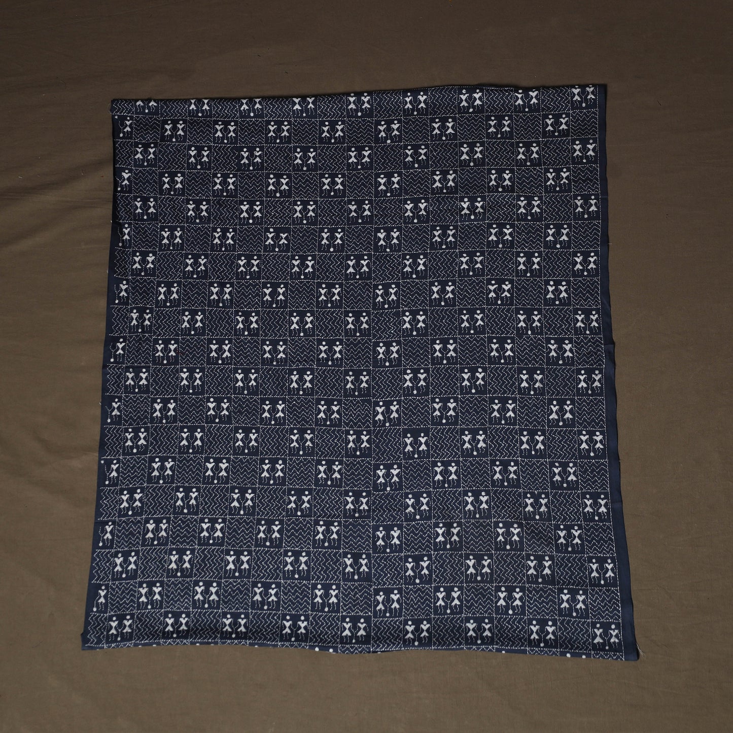 Bengal Kantha Hand Embroidered Cotton Blouse Piece 45