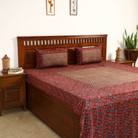 ajrakh double bed cover set