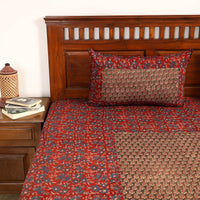 ajrakh double bed cover set