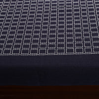 Blue - Pure Handloom Cotton Single Bed Cover from Bijnor 36