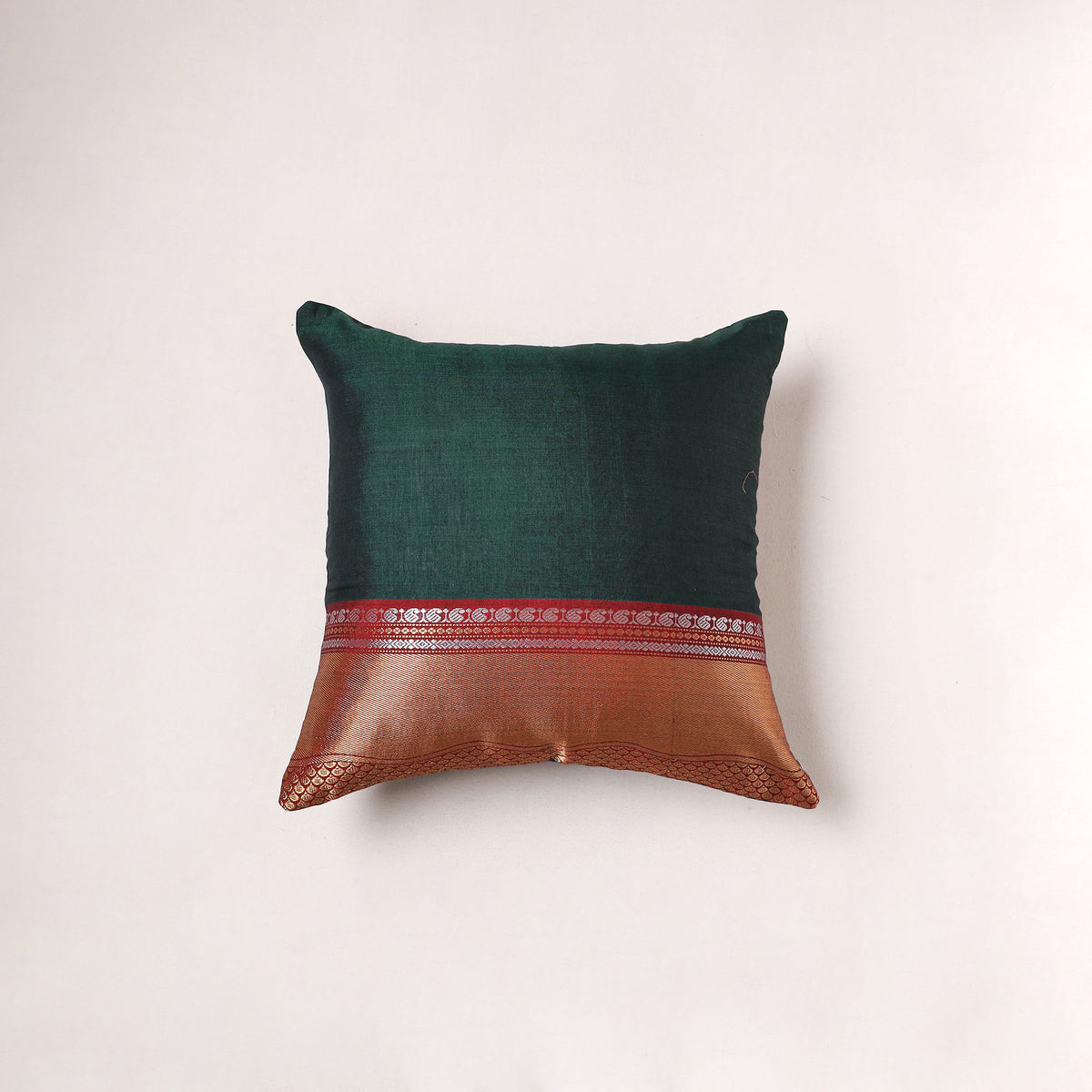 Plain Dharwad Cushion Cover (16 x 16 in) 246