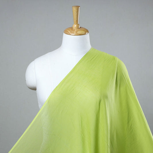 Green - Pre Washed Plain Dyed Cotton Fabric
