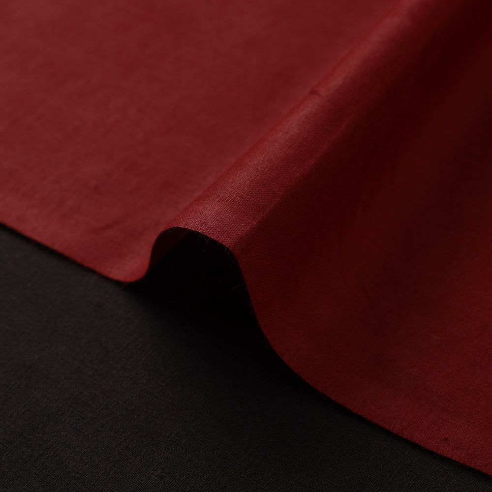 Red - Linen Cotton Bhagalpuri Fabric 01