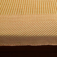 Yellow - Pure Handloom Cotton Single Bed Cover from Bijnor 38