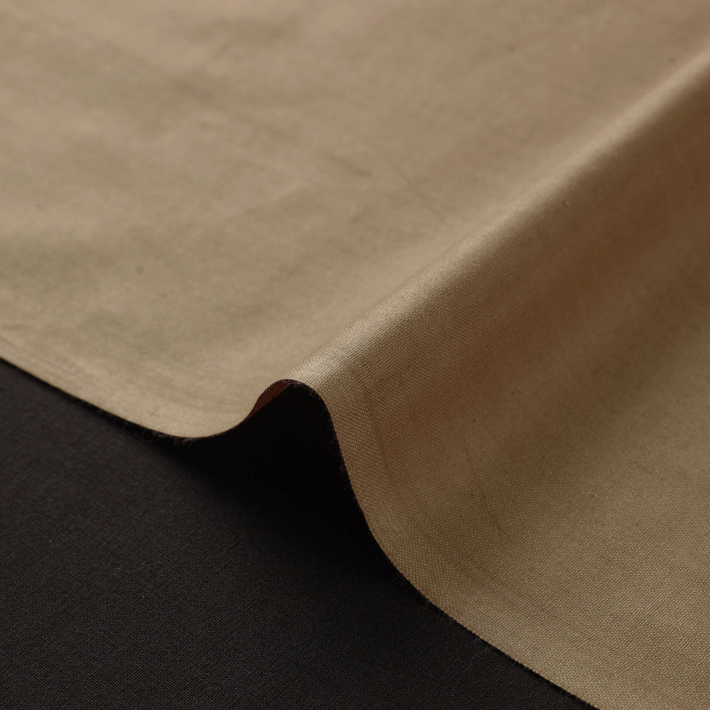 Brown - Linen Cotton Bhagalpuri Fabric 02