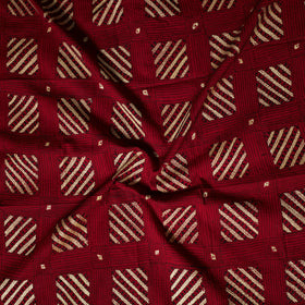 Bengal Kantha Hand Embroidered Cotton Blouse Piece 38