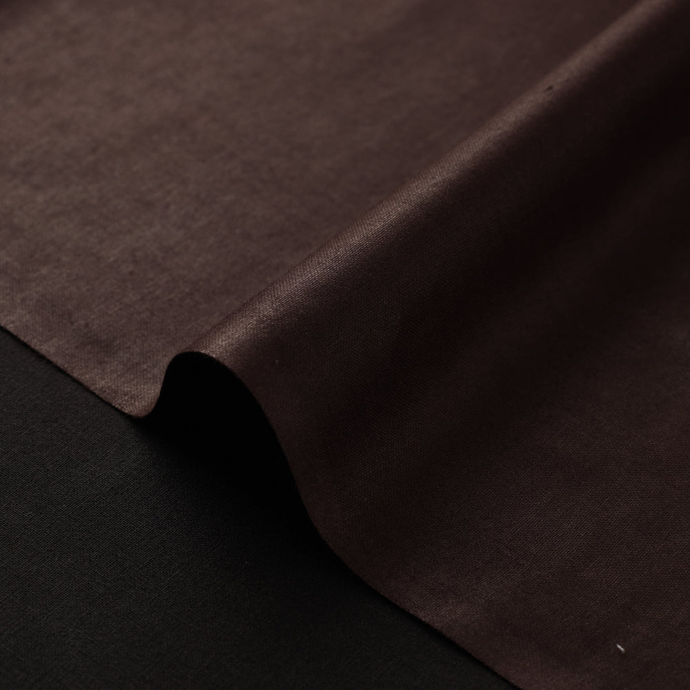 Brown - Linen Cotton Bhagalpuri Fabric 03