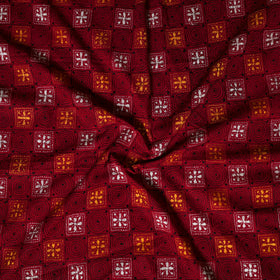 Bengal Kantha Hand Embroidered Cotton Blouse Piece 37