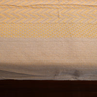 Beige - Pure Handloom Cotton Single Bed Cover from Bijnor 39