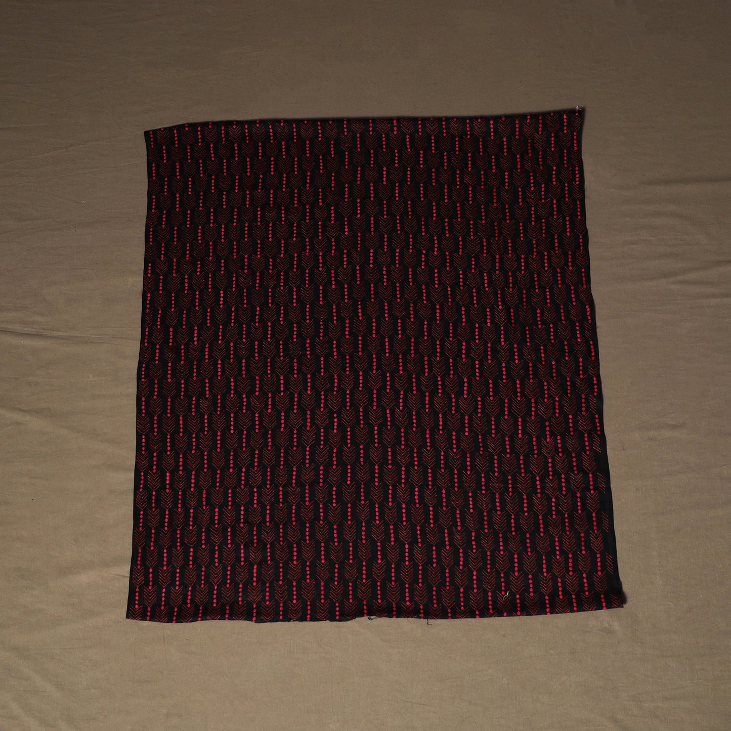 Bengal Kantha Hand Embroidered Cotton Blouse Piece 36