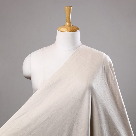 Beige - 2/40 Twill Cotton Handspun Handloom Kora Plain Fabric 01