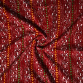 Bengal Kantha Hand Embroidered Cotton Blouse Piece 32