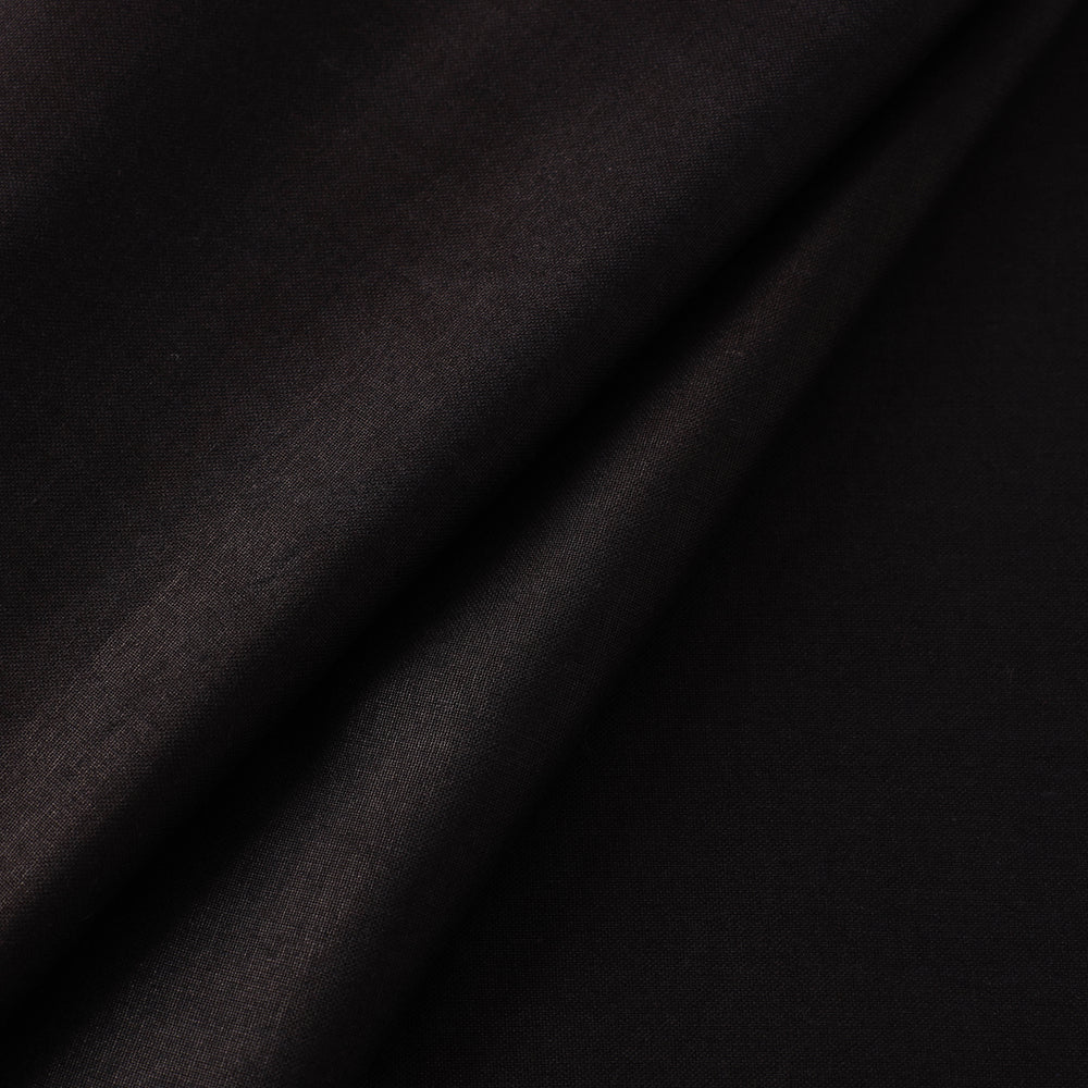 Black - Linen Cotton Bhagalpuri Fabric 11