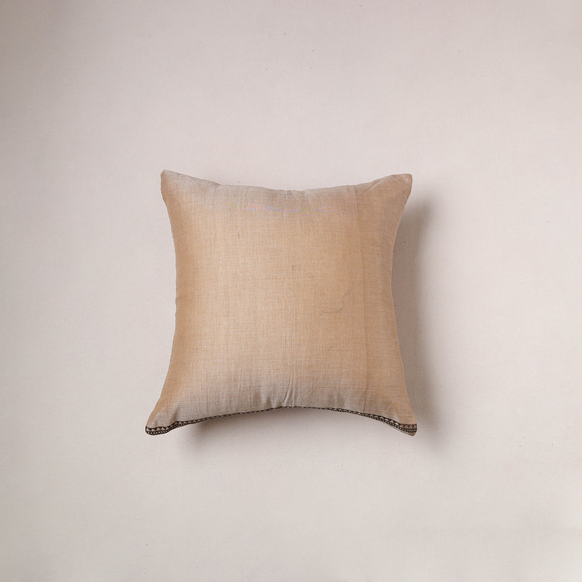 Plain Dharwad Cushion Cover (16 x 16 in) 217