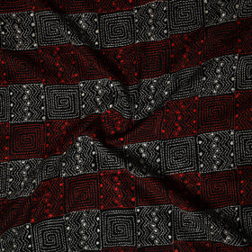 Bengal Kantha Hand Embroidered Cotton Blouse Piece 27