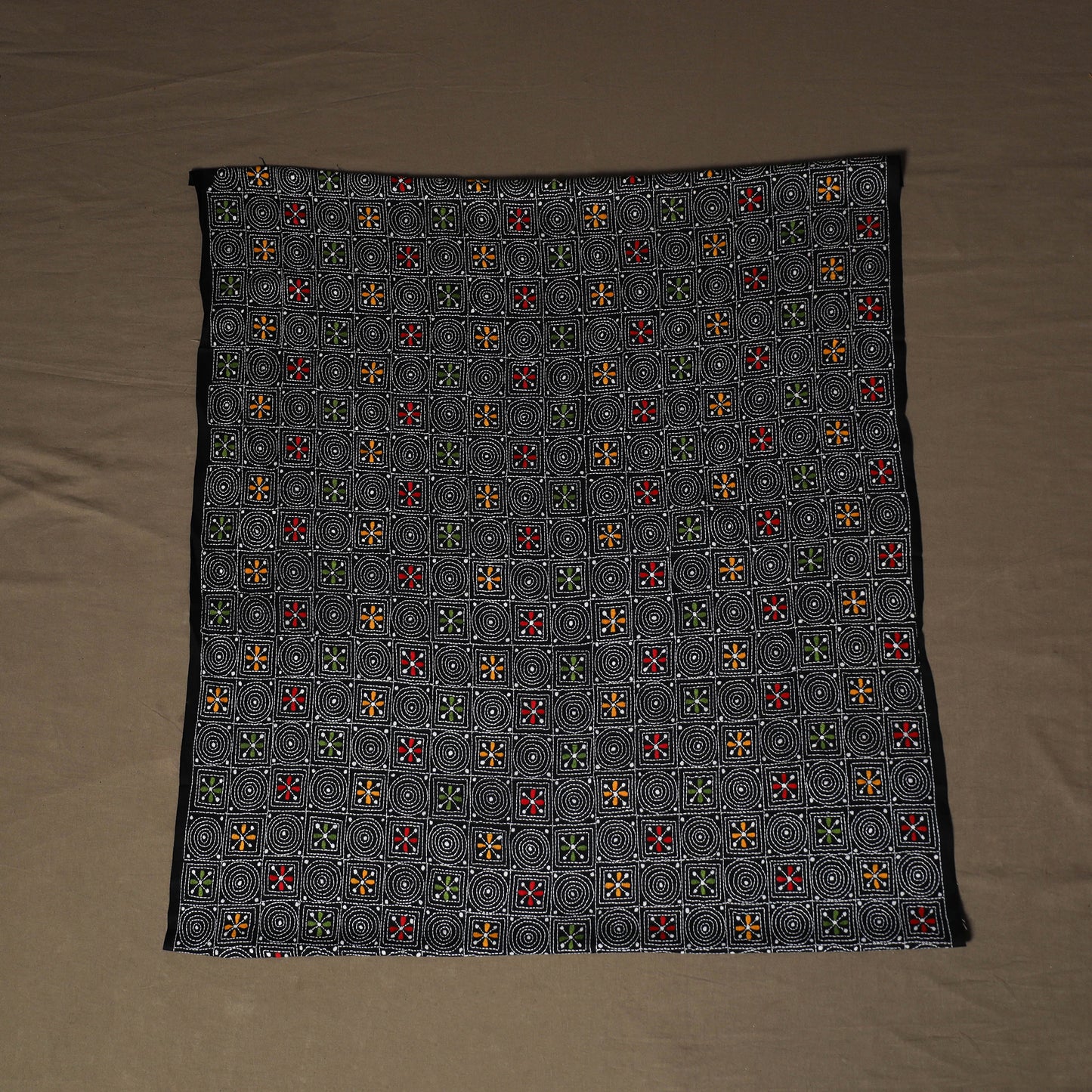 Bengal Kantha Hand Embroidered Cotton Blouse Piece 26