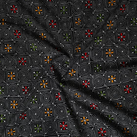 Bengal Kantha Hand Embroidered Cotton Blouse Piece 26