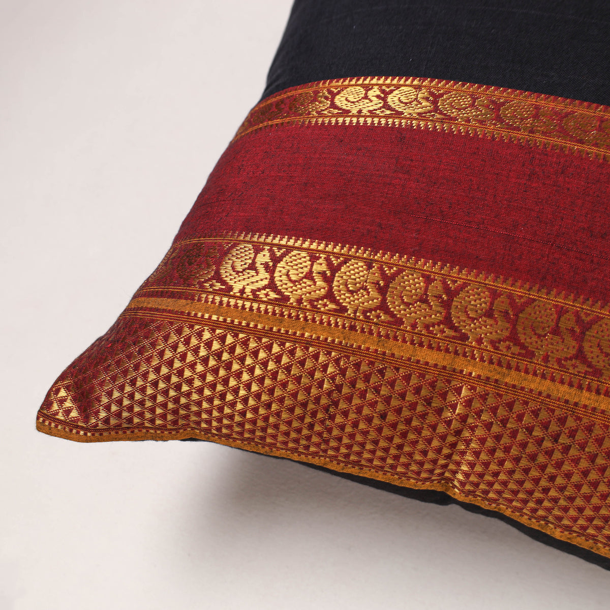 Plain Dharwad Cushion Cover (16 x 16 in) 253