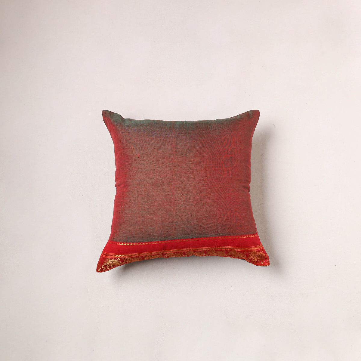 Plain Dharwad Cushion Cover (16 x 16 in) 255