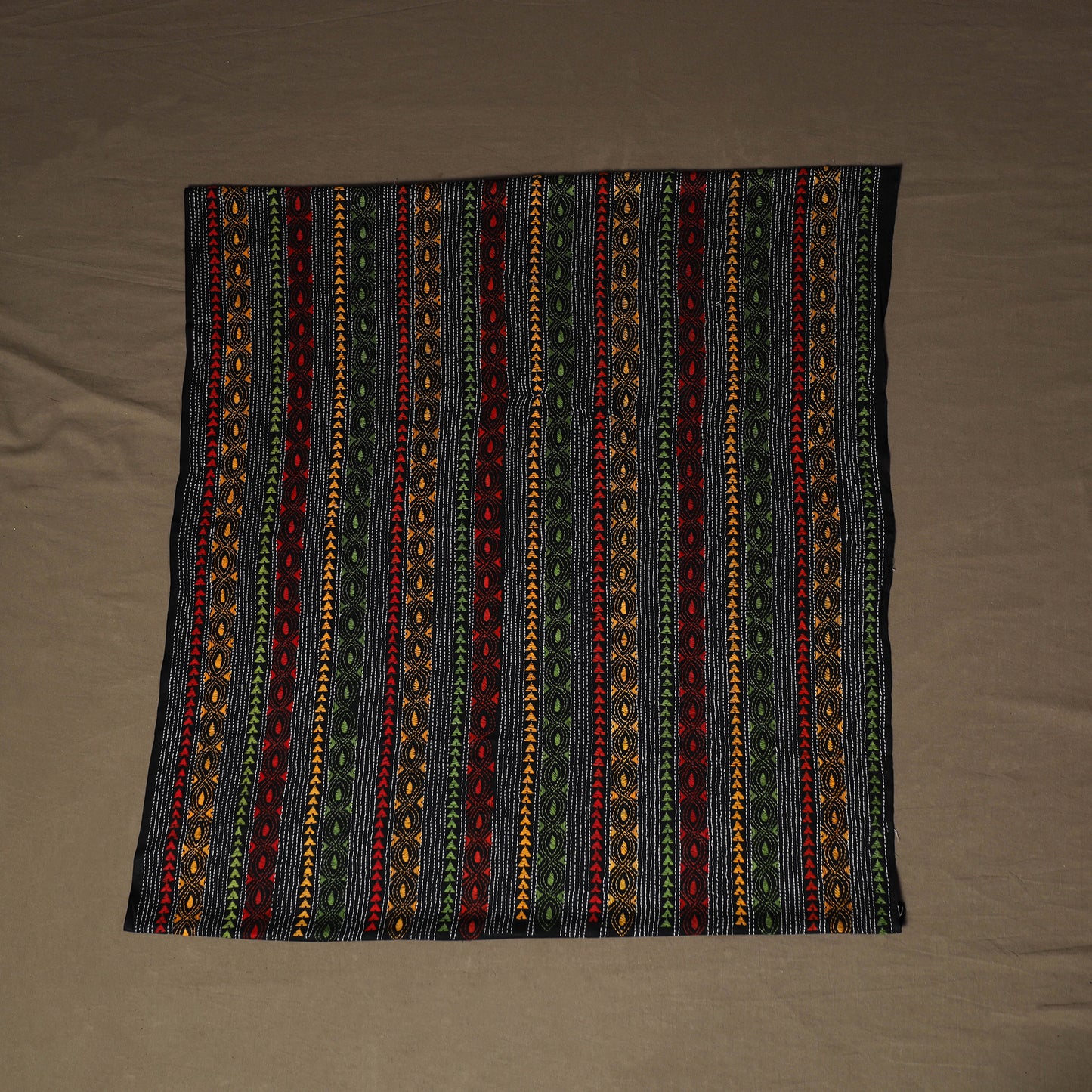 Bengal Kantha Hand Embroidered Cotton Blouse Piece 21