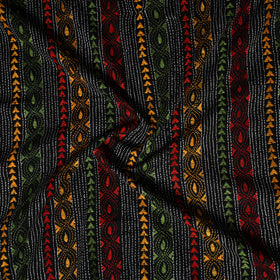 Bengal Kantha Hand Embroidered Cotton Blouse Piece 21