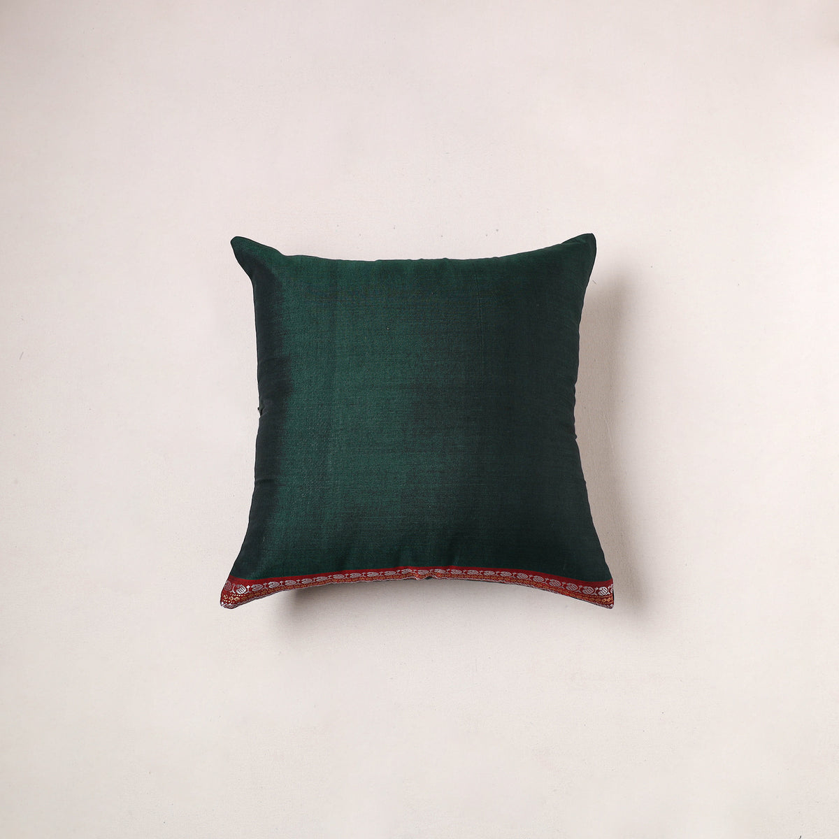 Plain Dharwad Cushion Cover (16 x 16 in) 256