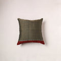 Plain Dharwad Cushion Cover (16 x 16 in) 258