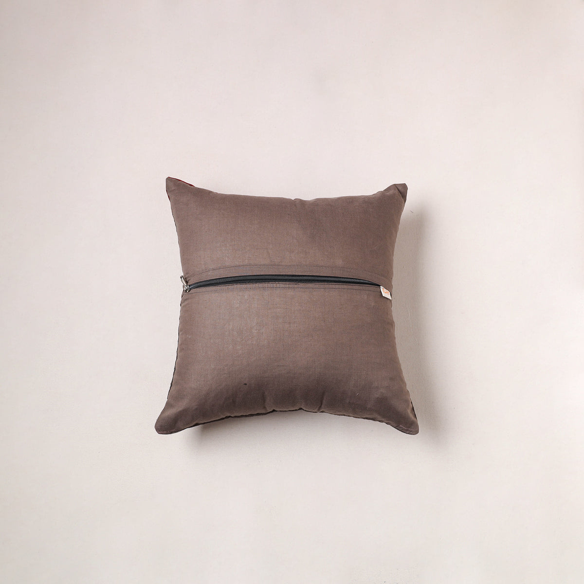 Plain Dharwad Cushion Cover (16 x 16 in) 258