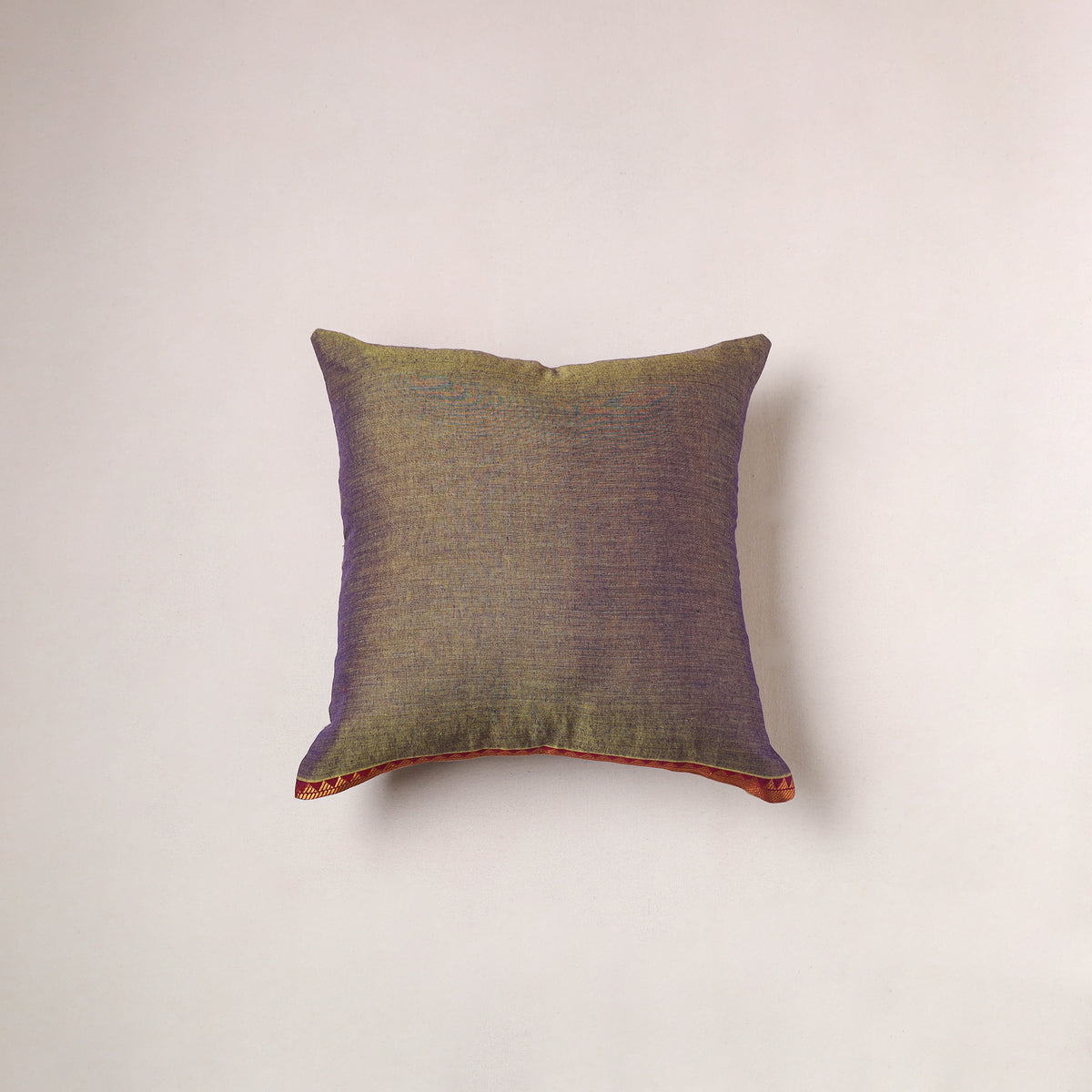 Plain Dharwad Cushion Cover (16 x 16 in) 259