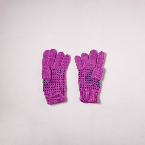 Kumaun Hand Knitted Acrylic Woolen Hand Gloves for Winter (Adult) 04