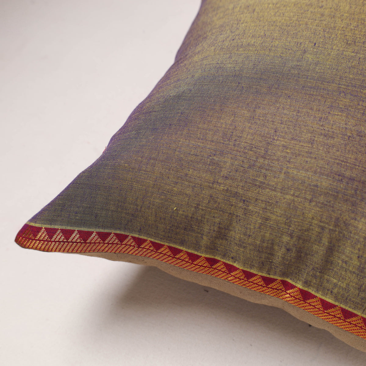 Plain Dharwad Cushion Cover (16 x 16 in) 259