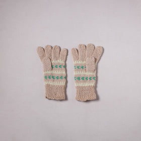 Kumaun Hand Knitted Acrylic Woolen Hand Gloves for Winter (Adult) 01