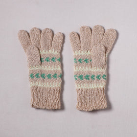 Kumaun Hand Knitted Acrylic Woolen Hand Gloves for Winter (Adult) 01
