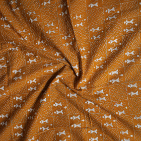 Bengal Kantha Hand Embroidered Cotton Blouse Piece 16