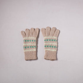 Kumaun Hand Knitted Acrylic Woolen Hand Gloves for Winter (Adult) 01