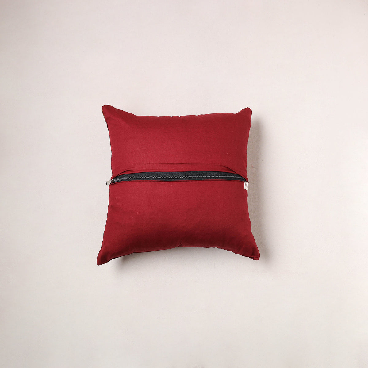 Plain Dharwad Cushion Cover (16 x 16 in) 261
