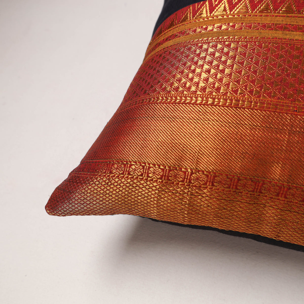 Plain Dharwad Cushion Cover (16 x 16 in) 262