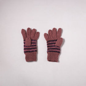 Kumaun Hand Knitted Acrylic Woolen Hand Gloves for Winter (Adult) 03