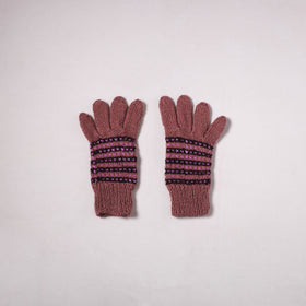 Kumaun Hand Knitted Acrylic Woolen Hand Gloves for Winter (Adult) 03