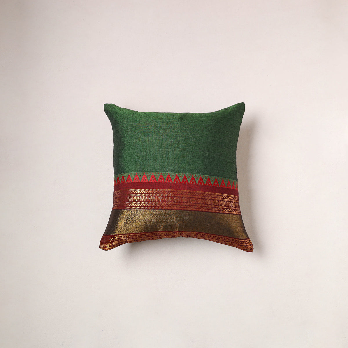 Plain Dharwad Cushion Cover (16 x 16 in) 263