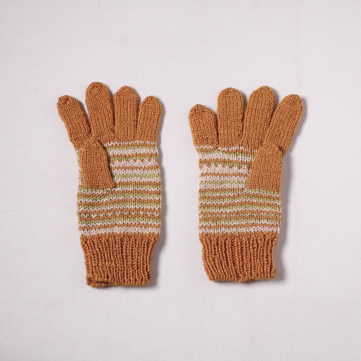 Kumaun Hand Knitted Acrylic Woolen Hand Gloves for Winter (Adult) 05