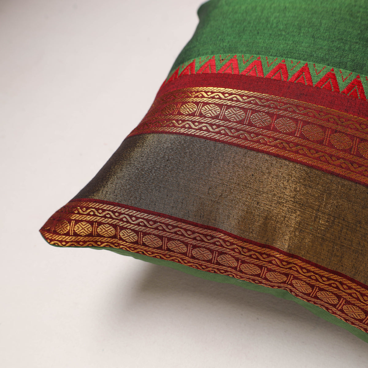 Plain Dharwad Cushion Cover (16 x 16 in) 263